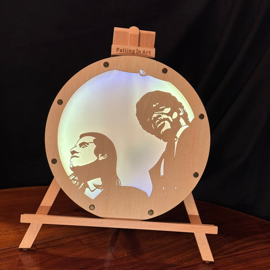 Vincent and Jules Lamp Face