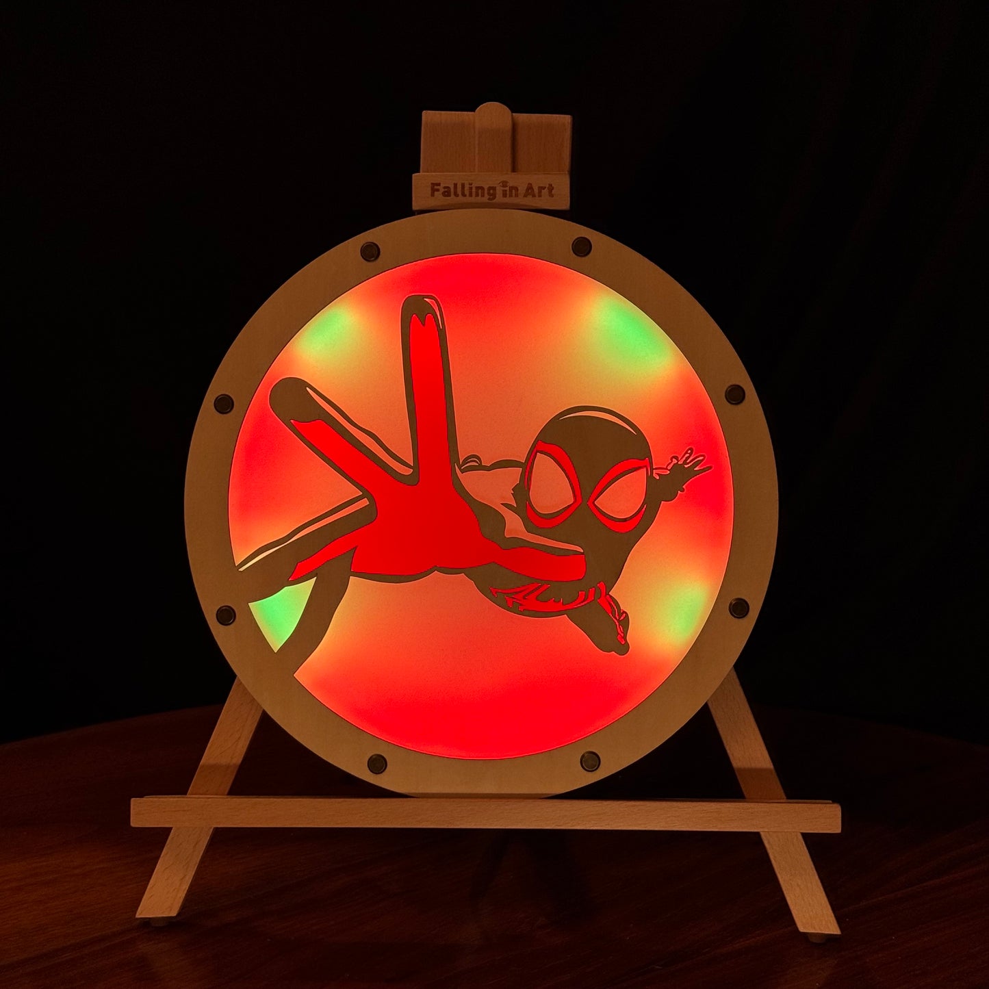 Spiderman Miles Lamp Face