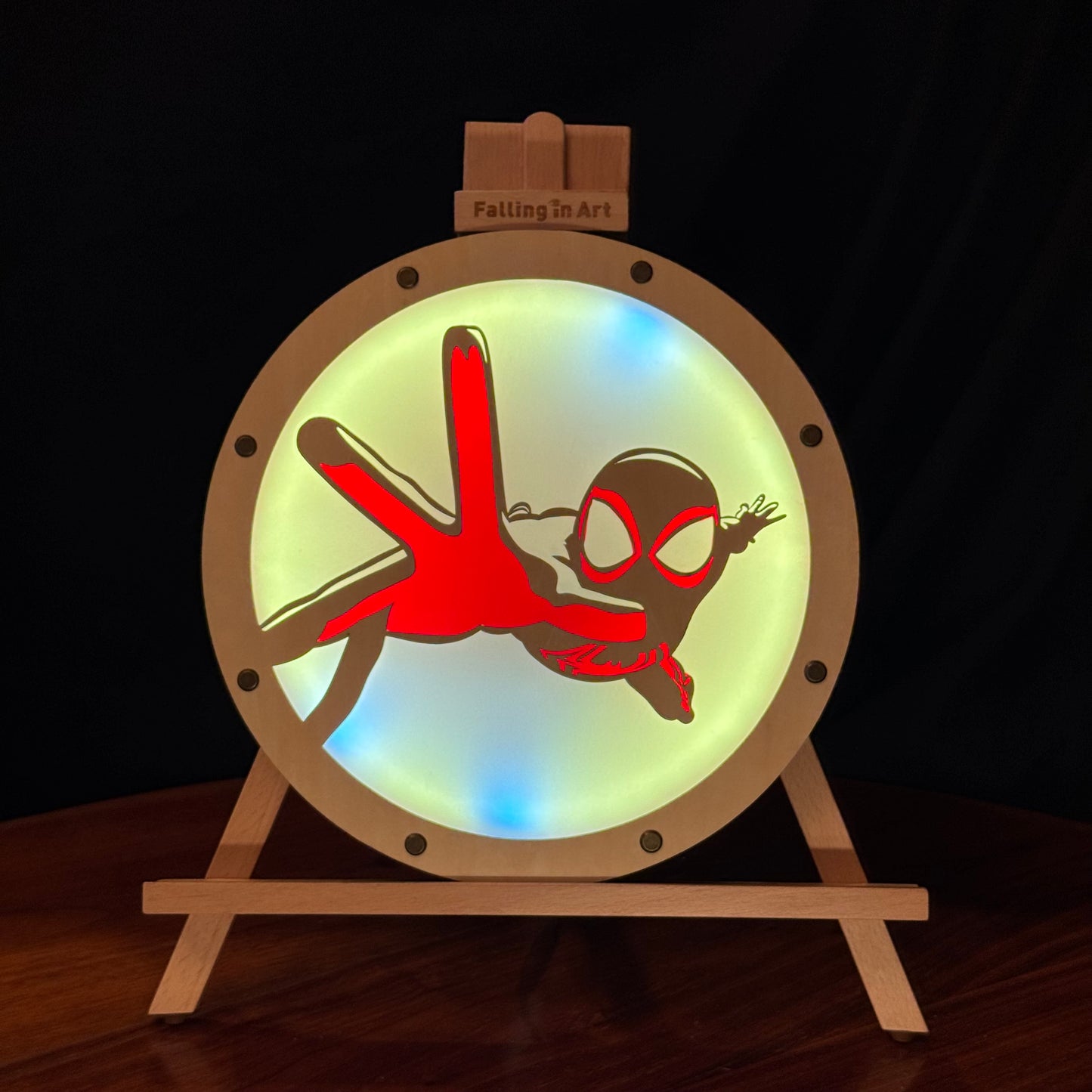 Spiderman Miles Lamp Face